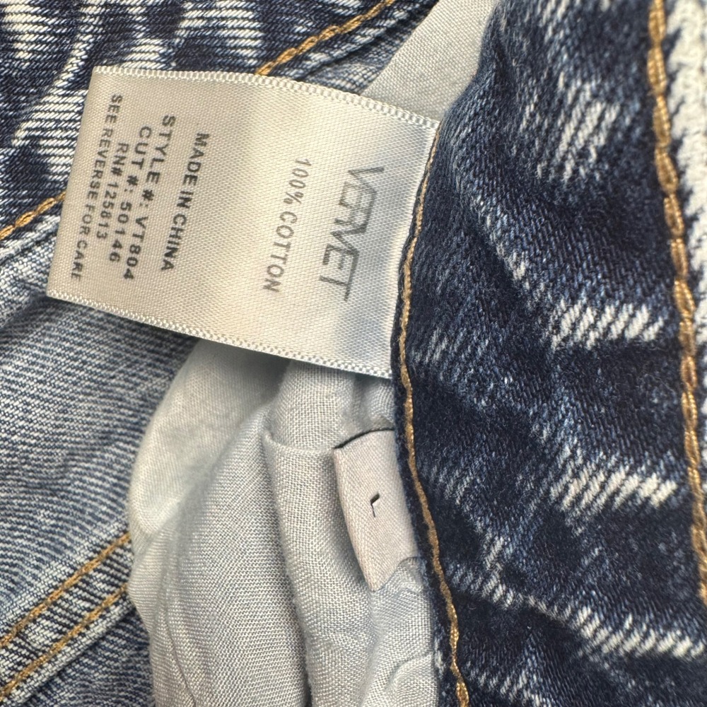 Distressed Blue Jean Shorts - Picture 5 of 6
